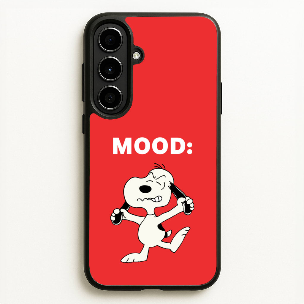 Mood Cartoon Beagle - Snoopy Phone Case for Galaxy A56