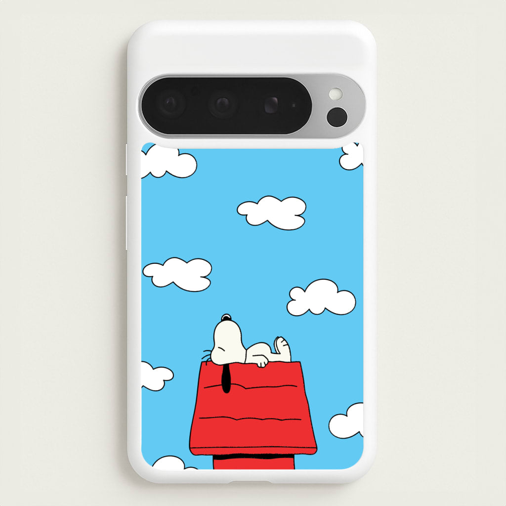 Cartoon Beagle Sleeping - Snoopy Phone Case for Google Pixel 9 Pro XL