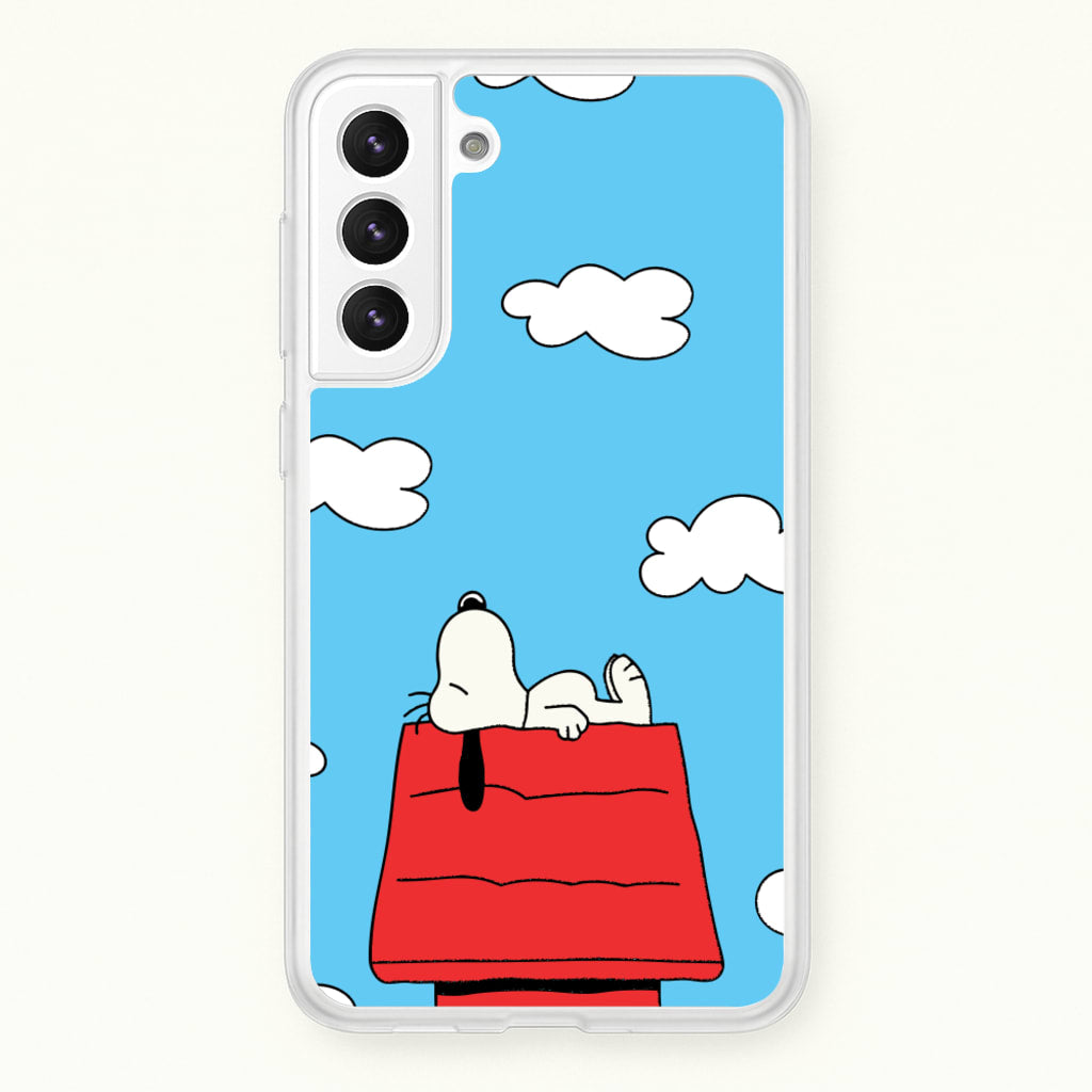 Cartoon Beagle Sleeping - Snoopy Phone Case for Galaxy S22 Plus