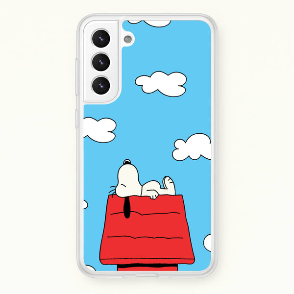 Cartoon Beagle Sleeping - Snoopy Phone Case for Galaxy S22 Plus