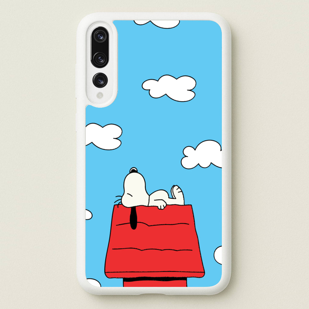 Cartoon Beagle Sleeping - Snoopy Phone Case for Huawei P20 Pro