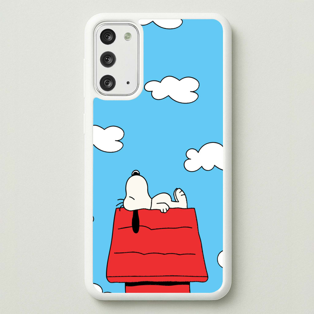Cartoon Beagle Sleeping - Snoopy Phone Case for Galaxy Note 20