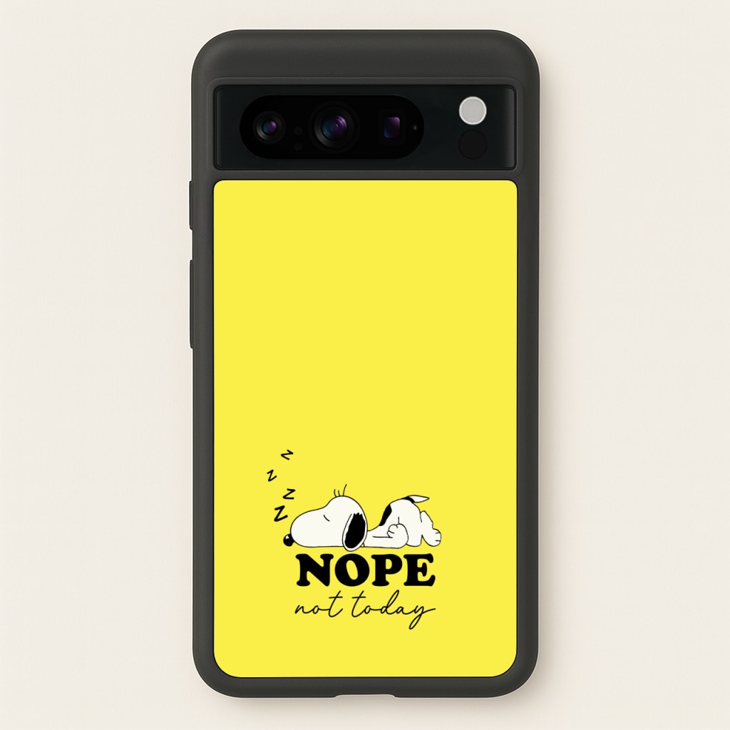 Nope, Not Today - Snoopy Phone Case for Google Pixel 8 Pro