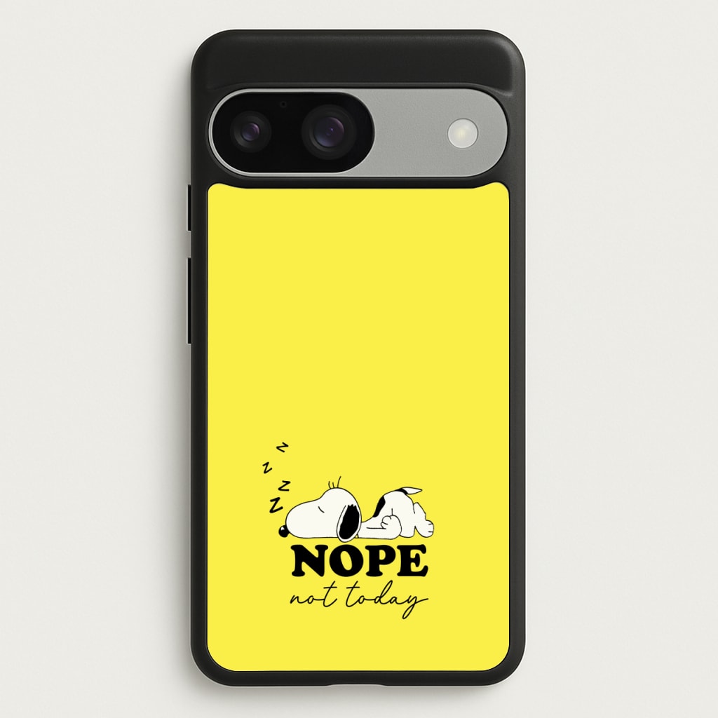 Nope, Not Today - Snoopy Phone Case for Google Pixel 9 / 9 Pro