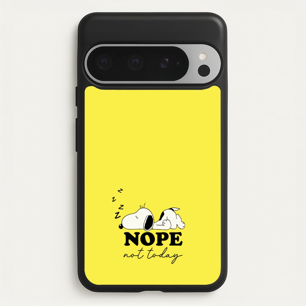 Nope, Not Today - Snoopy Phone Case for Google Pixel 9 Pro XL