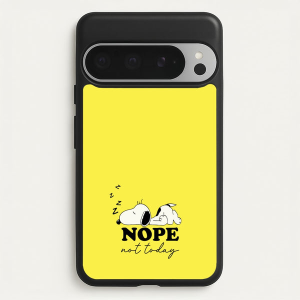 Nope, Not Today - Snoopy Phone Case for Google Pixel 9 Pro XL