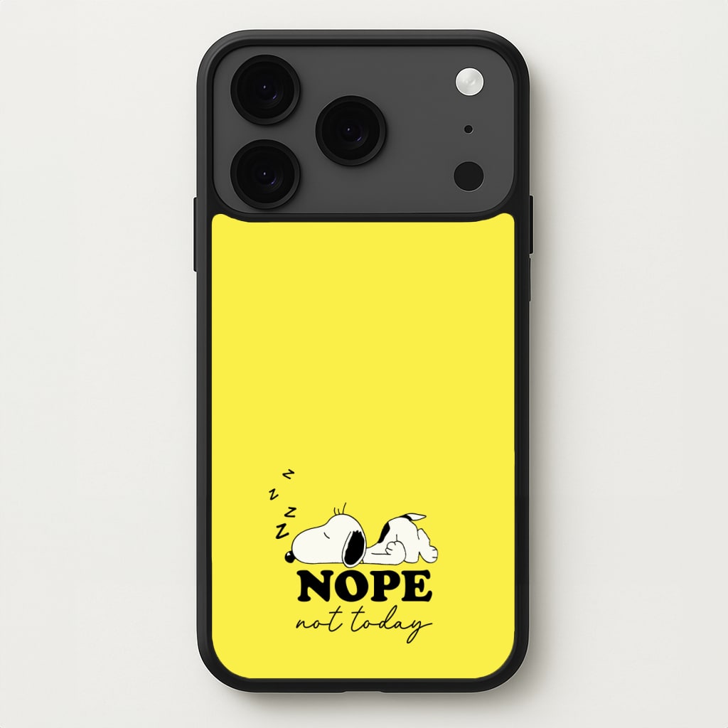 Nope, Not Today Phone Case for iPhone 17 Pro