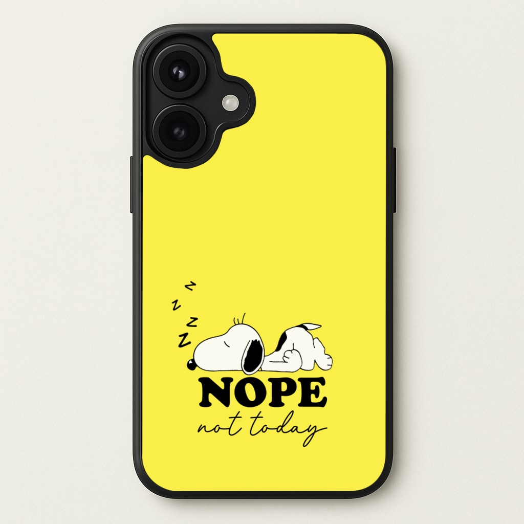 Nope, Not Today Phone Case for iPhone 17