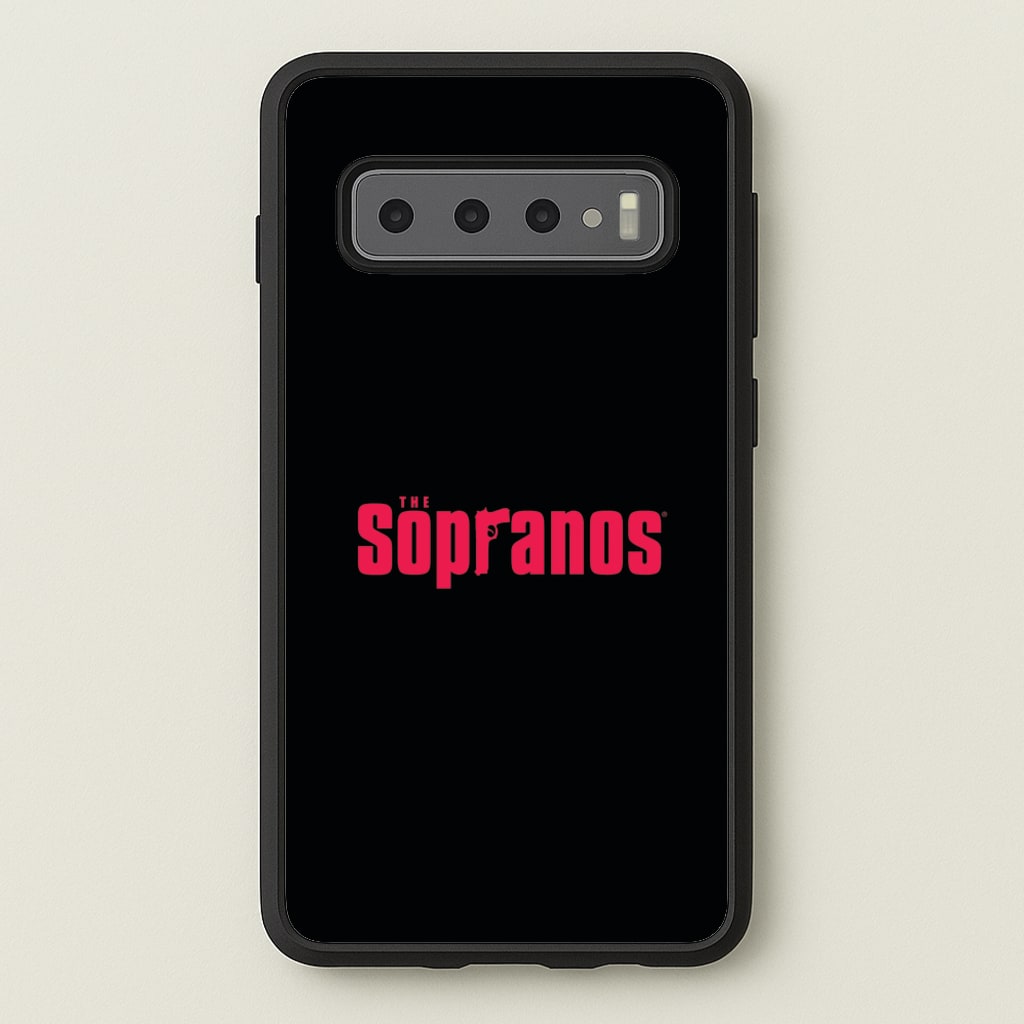Title Screen - The Sopranos Phone Case for Galaxy S10 Plus