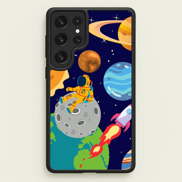 Space View - Space Phone Case for Galaxy S22 Ultra