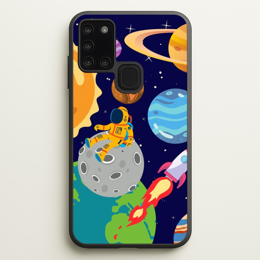 Space View - Space Phone Case for Galaxy A21s