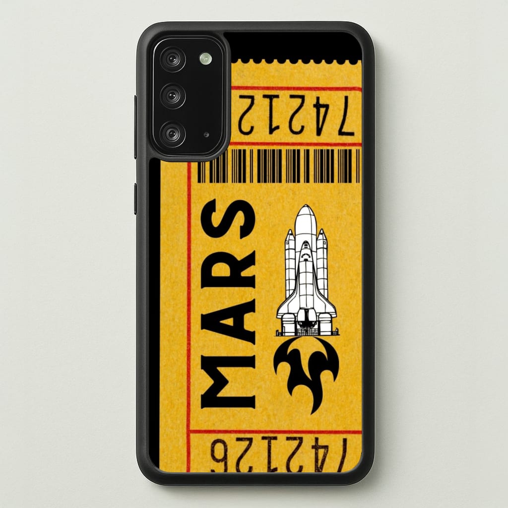 Ticket To Mars - Space - Space Phone Case for Galaxy Note 20