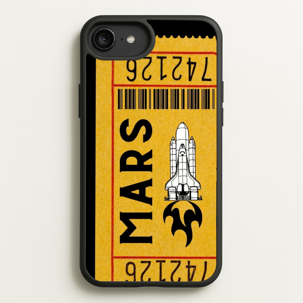 Ticket To Mars - Space - Space Phone Case for iPhone 6 Plus / 7 Plus / 8 Plus