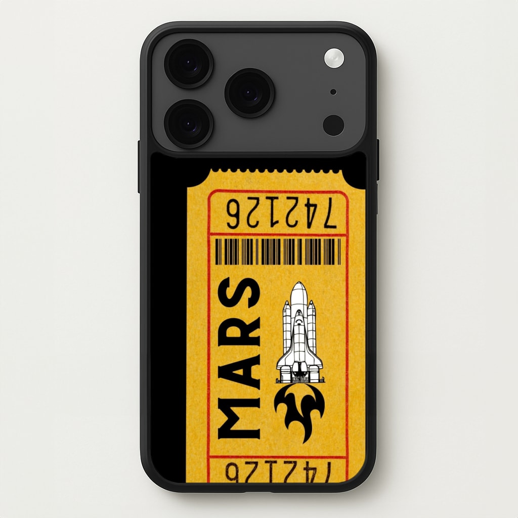 Ticket To Mars - Space Phone Case for iPhone 17 Pro Max