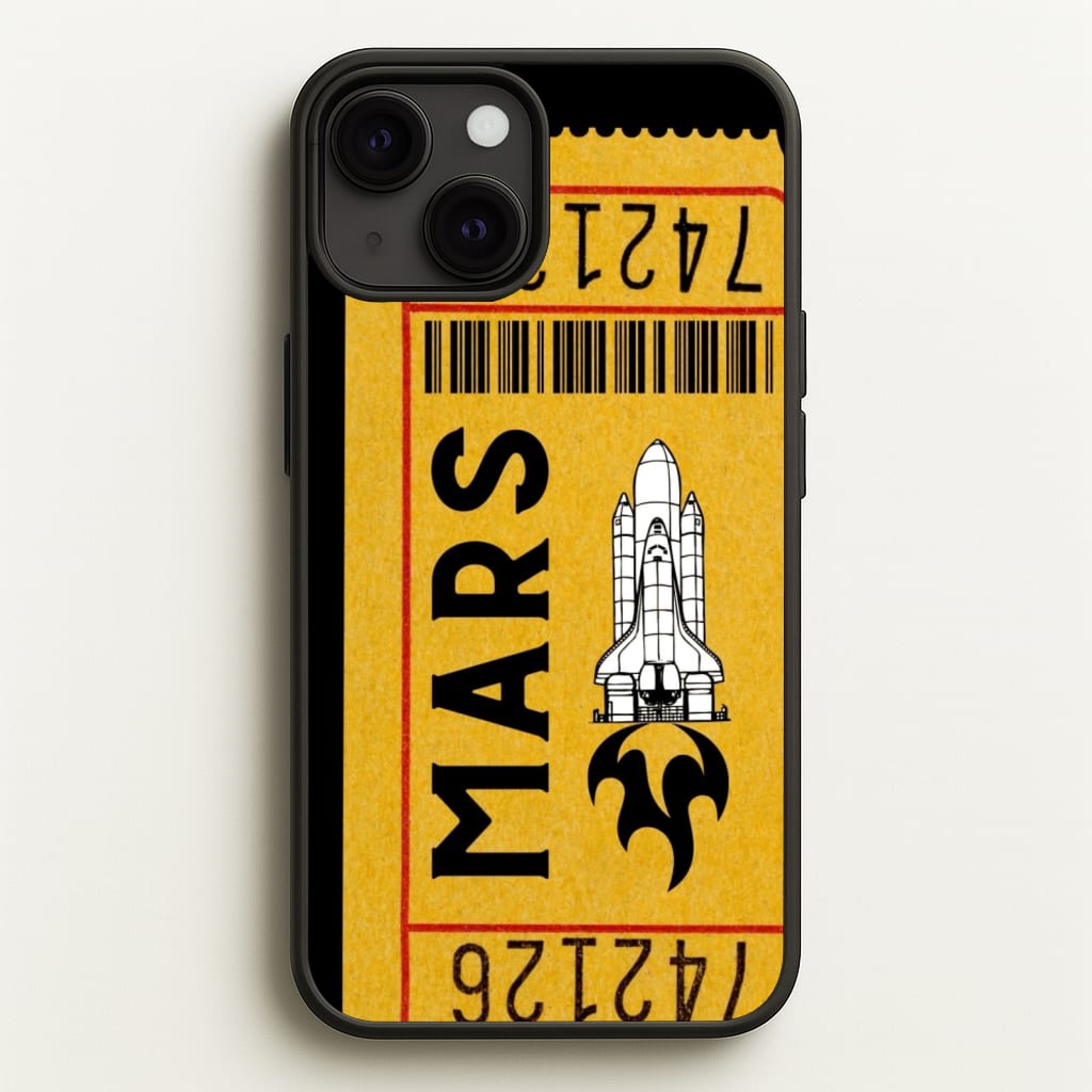 Ticket To Mars - Space - Space Phone Case for iPhone 13 Mini