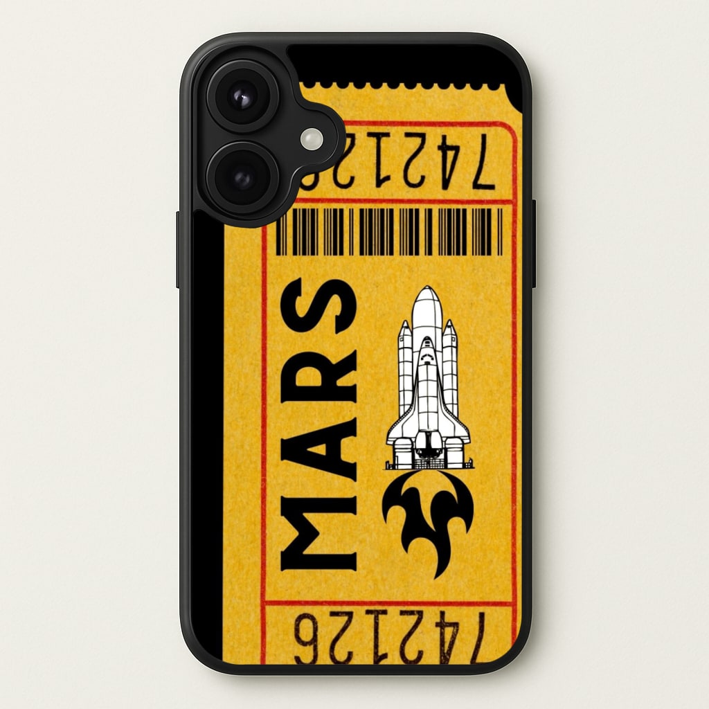 Ticket To Mars - Space Phone Case for iPhone 17