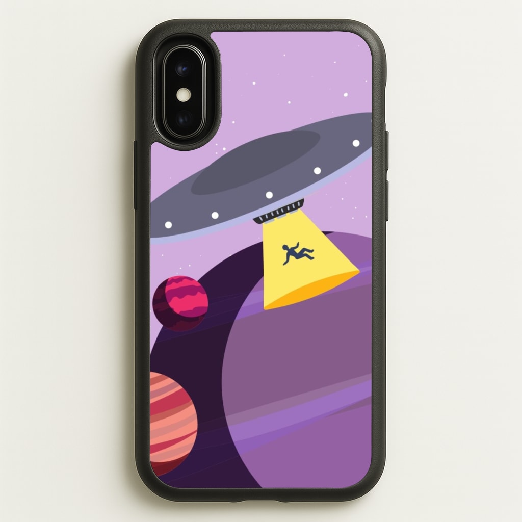 Alien Invasion - Space - Space Phone Case for iPhone X / XS