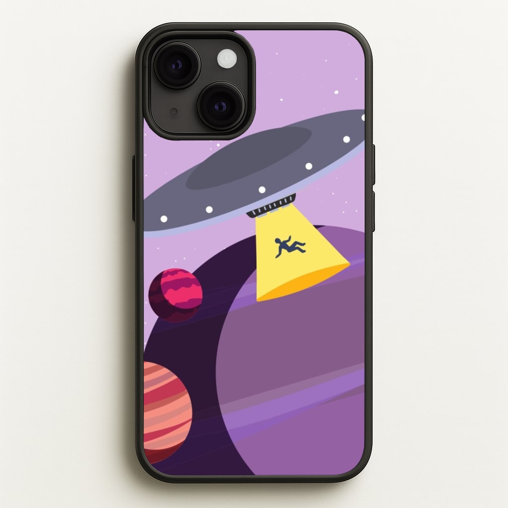 Alien Invasion - Space - Space Phone Case for iPhone 13 Mini