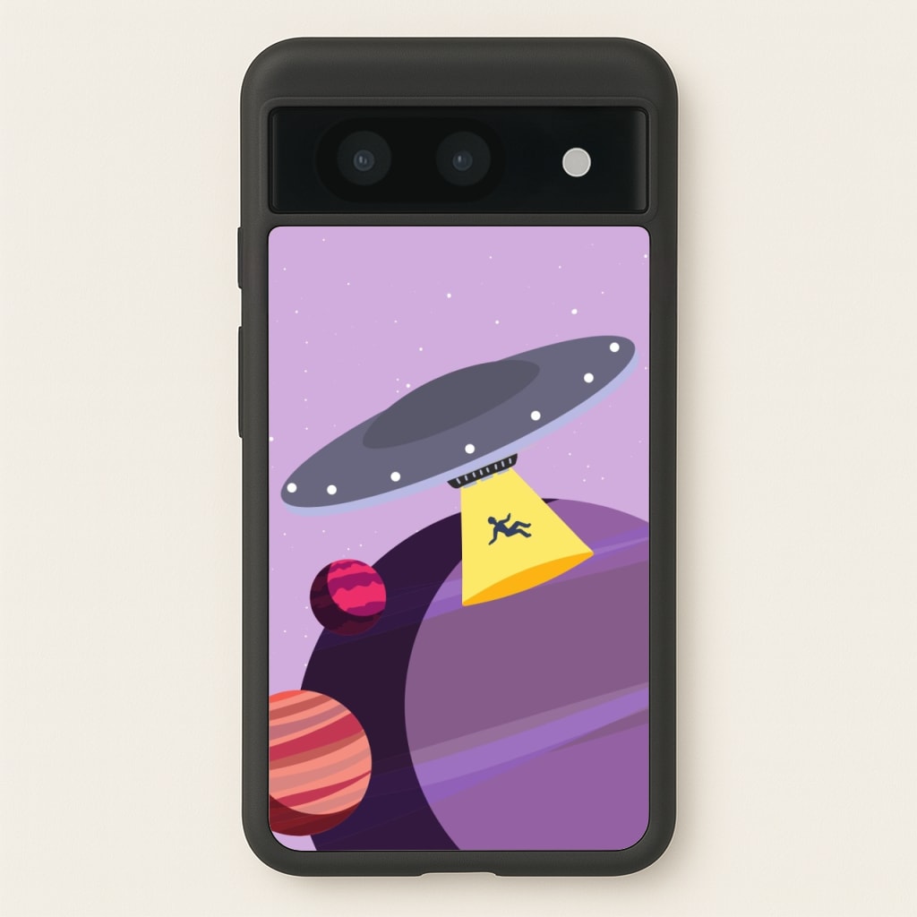 Alien Invasion - Space - Space Phone Case for Google Pixel 8a