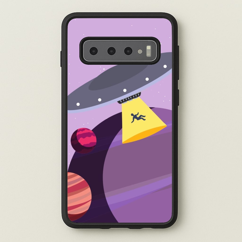 Alien Invasion - Space - Space Phone Case for Galaxy S10 Plus