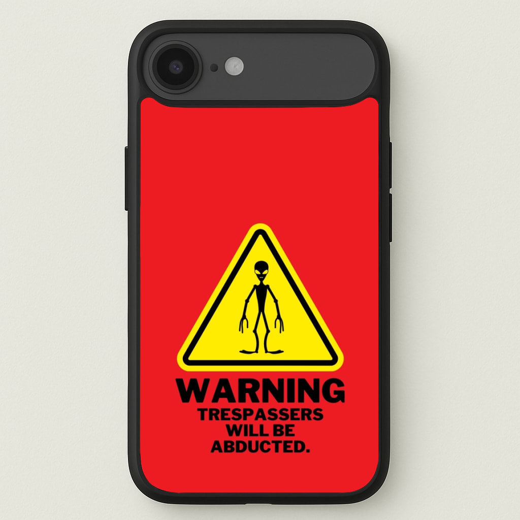 Warning Abduction - Space Phone Case for iPhone 17 Air