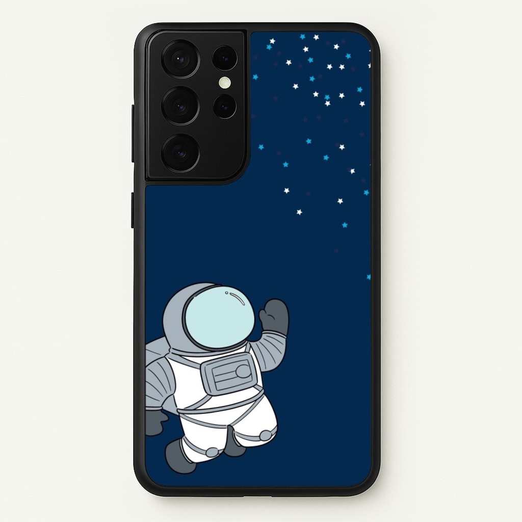 Astronaut Bobbling - Space - Space Phone Case for Galaxy S21 Ultra