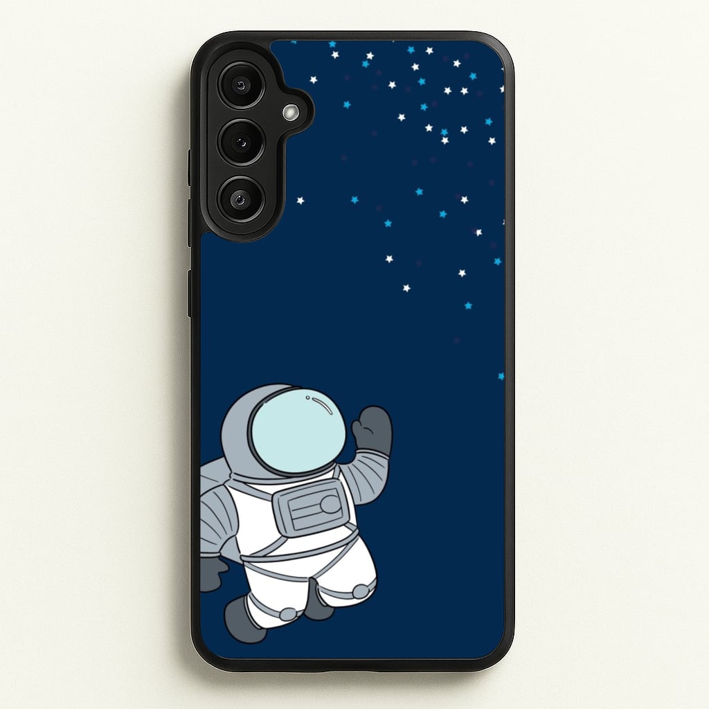 Astronaut Bobbling - Space - Space Phone Case for Galaxy A34