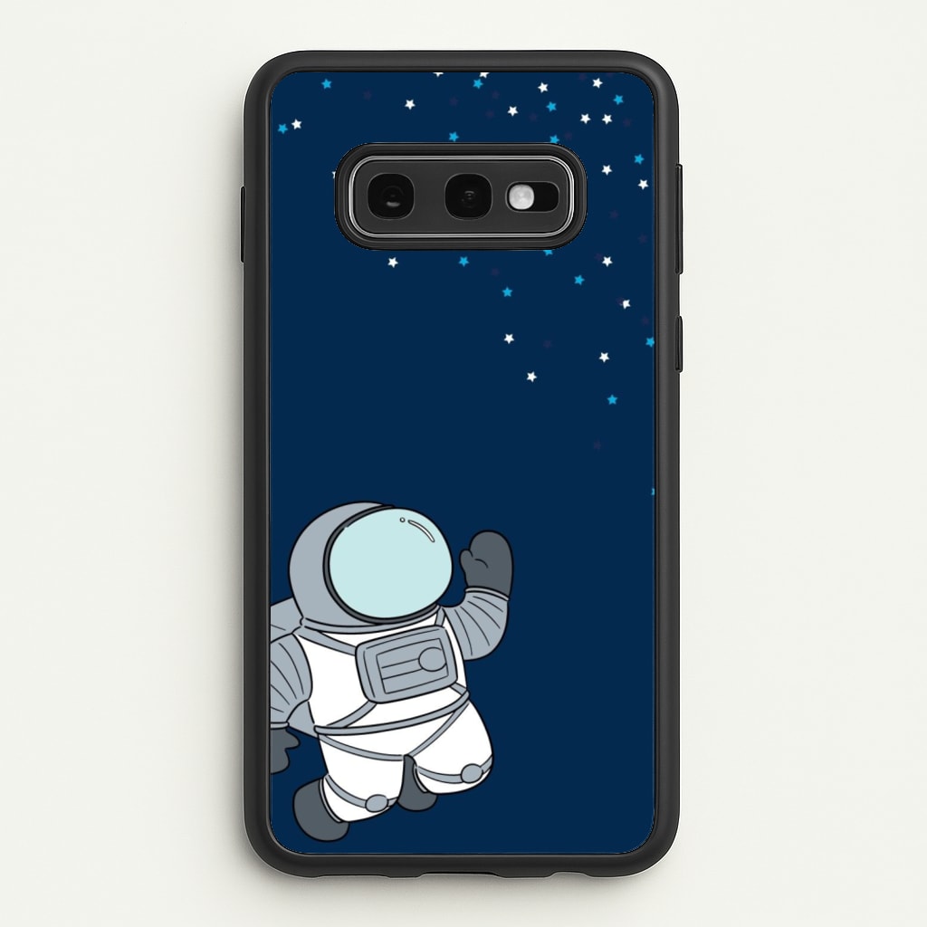 Astronaut Bobbling - Space - Space Phone Case for Galaxy S10e