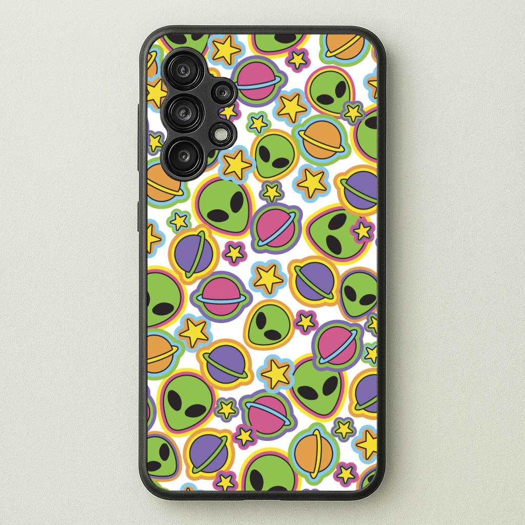 Colourful Aliens And Stars - Space Phone Case for Galaxy A13