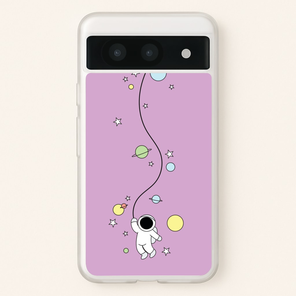 Cute Hanging Astronaut - Space Phone Case for Google Pixel 8a
