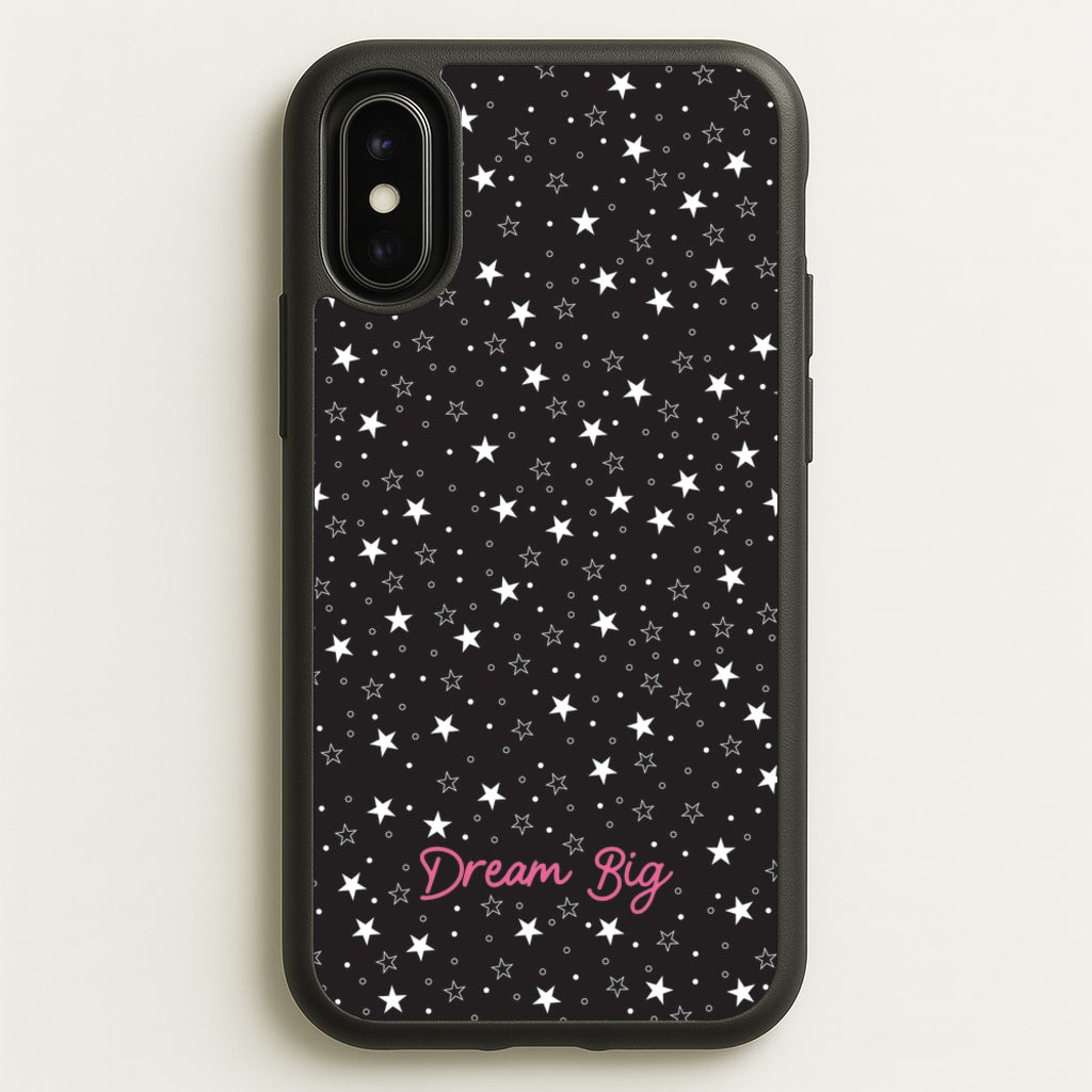 Starry Dream Big - Space Phone Case for iPhone X / XS