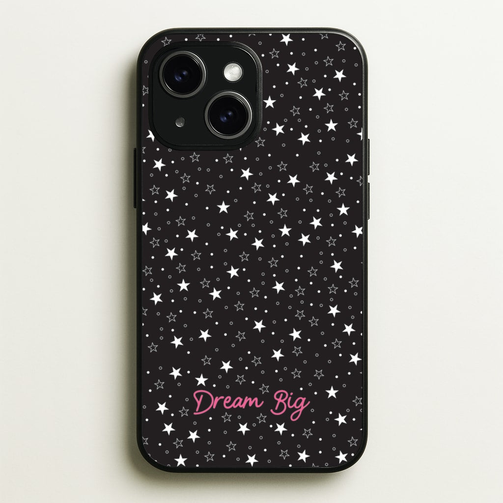 Starry Dream Big - Space Phone Case for iPhone 15