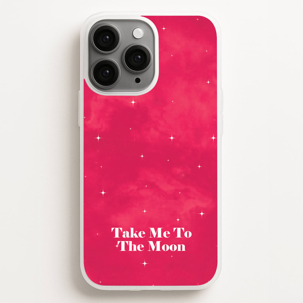 Take Me To The Moon - Space Phone Case for iPhone 16 Pro Max