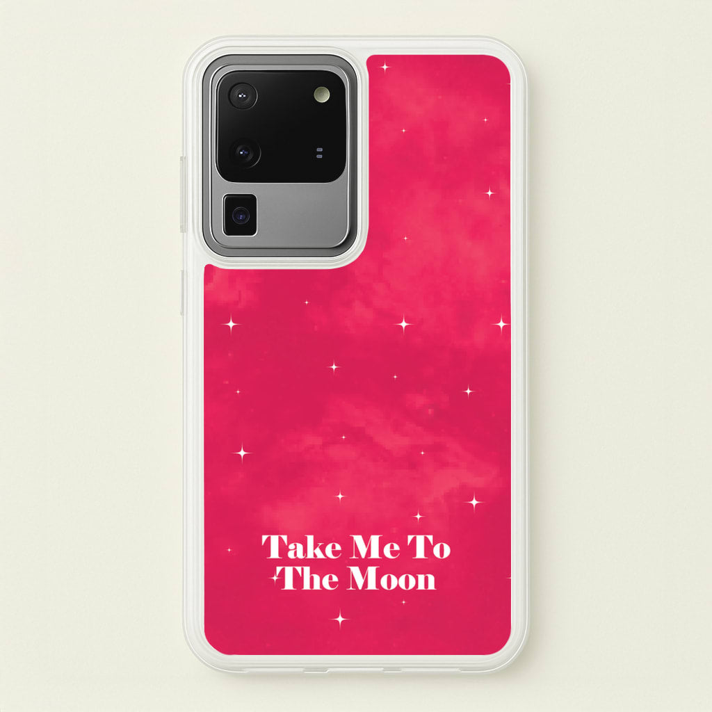 Take Me To The Moon - Space Phone Case for Galaxy S20 Ultra