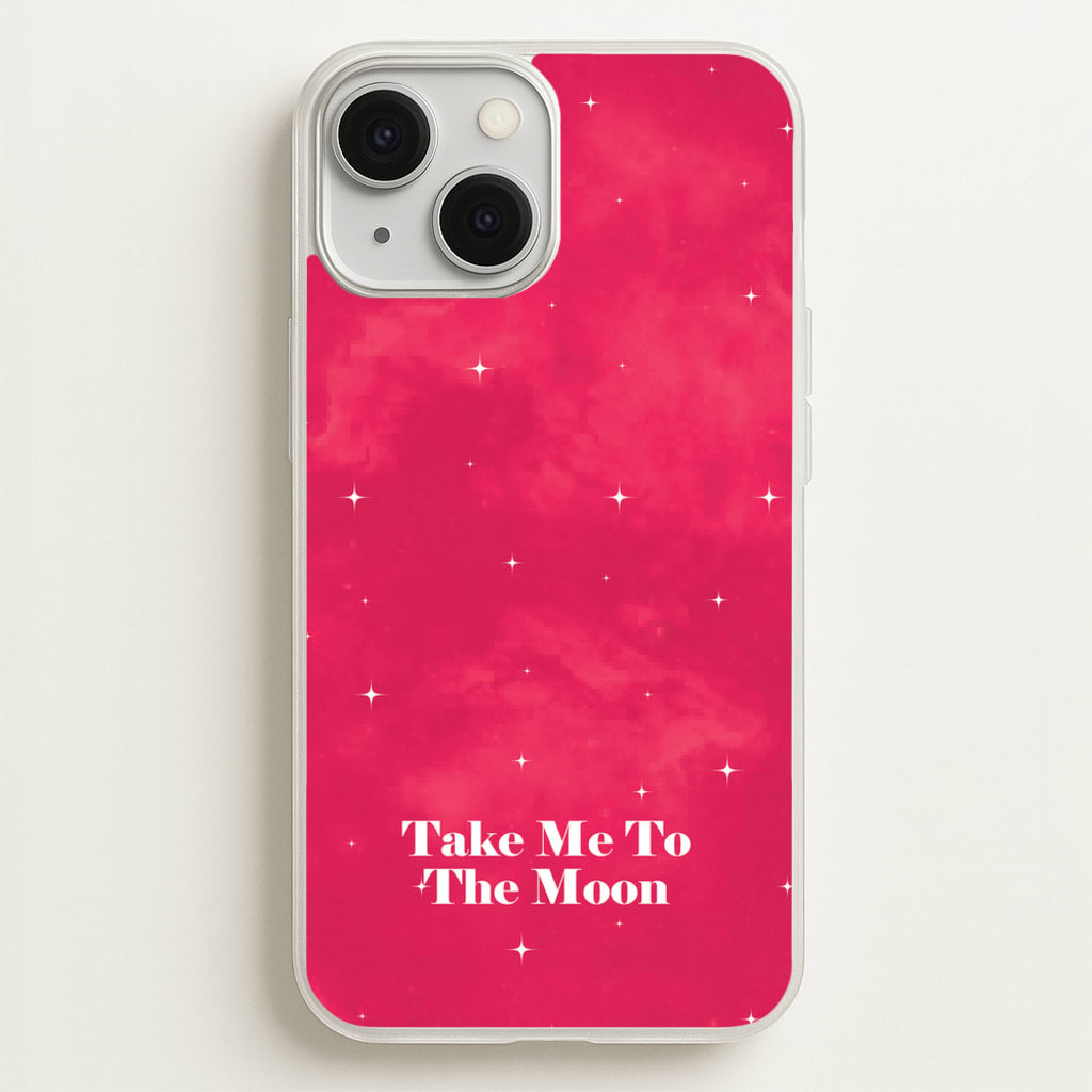 Take Me To The Moon - Space Phone Case for iPhone 13 Mini