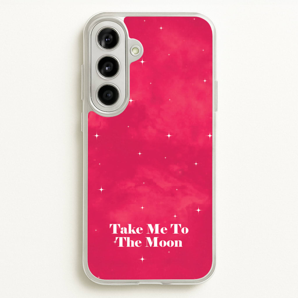 Take Me To The Moon - Space Phone Case for Galaxy A56