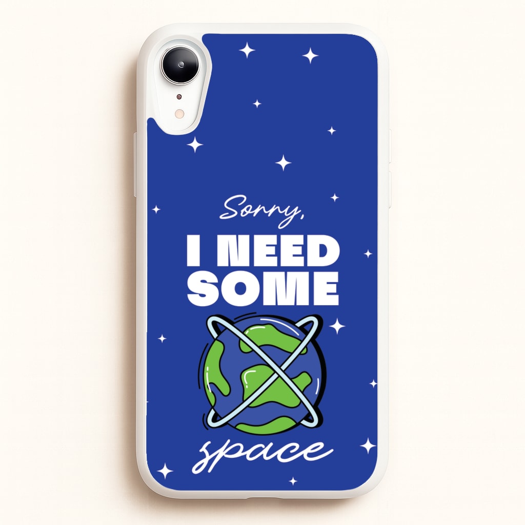 Cartoon I Need Some Space - Space Phone Case for iPhone XR