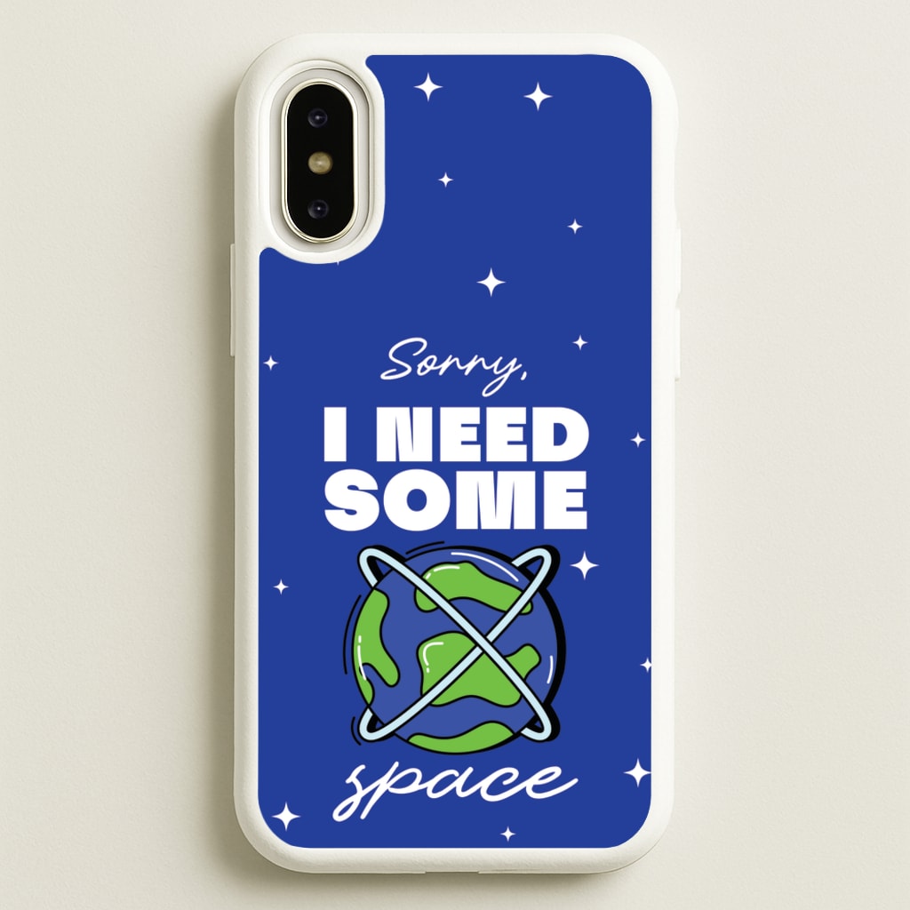 Cartoon I Need Some Space - Space Phone Case for iPhone X / XS