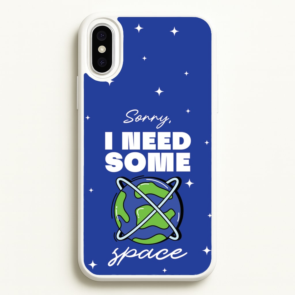 Cartoon I Need Some Space - Space Phone Case for iPhone XS Max