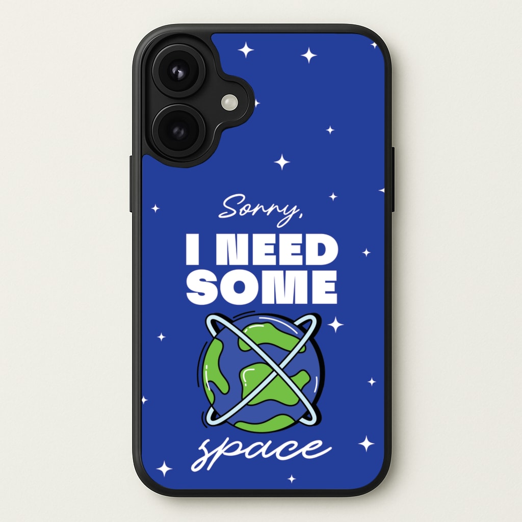 Cartoon I Need Some Space Phone Case for iPhone 17