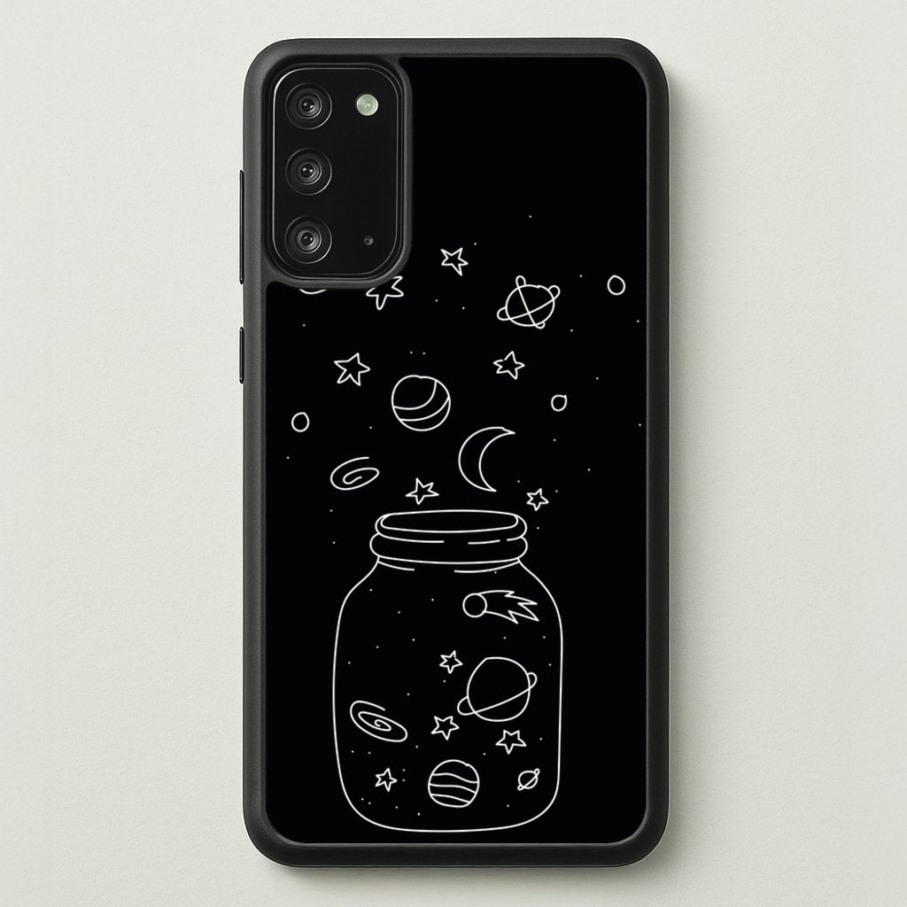 Space Jar - Space Phone Case for Galaxy Note 20