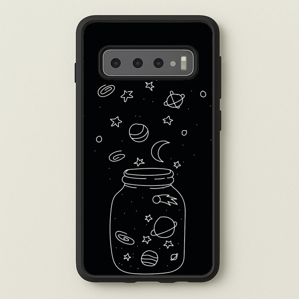 Space Jar - Space Phone Case for Galaxy S10