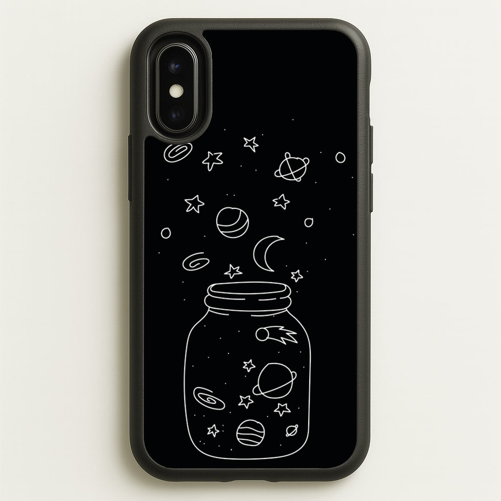 Space Jar - Space Phone Case for iPhone X / XS