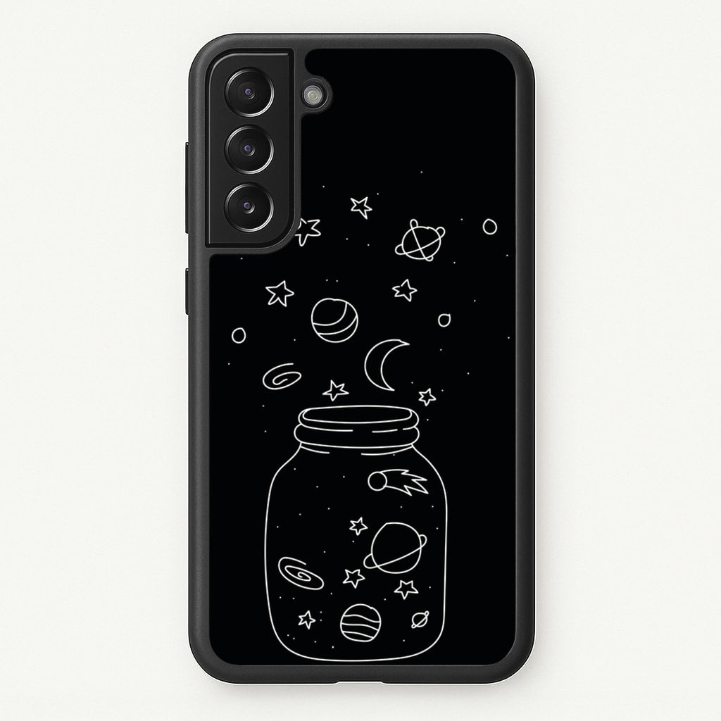 Space Jar - Space Phone Case for Galaxy S22