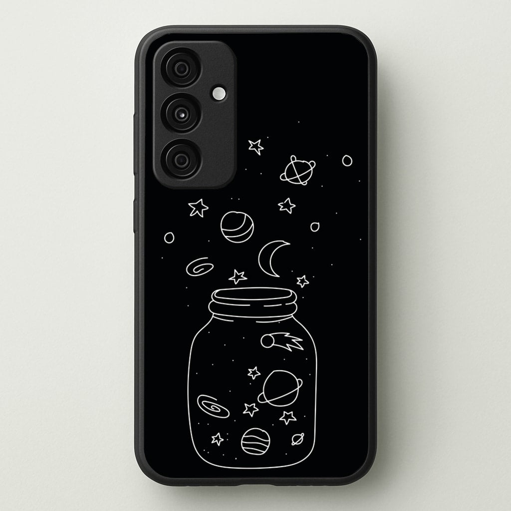 Space Jar - Space Phone Case for Galaxy A55
