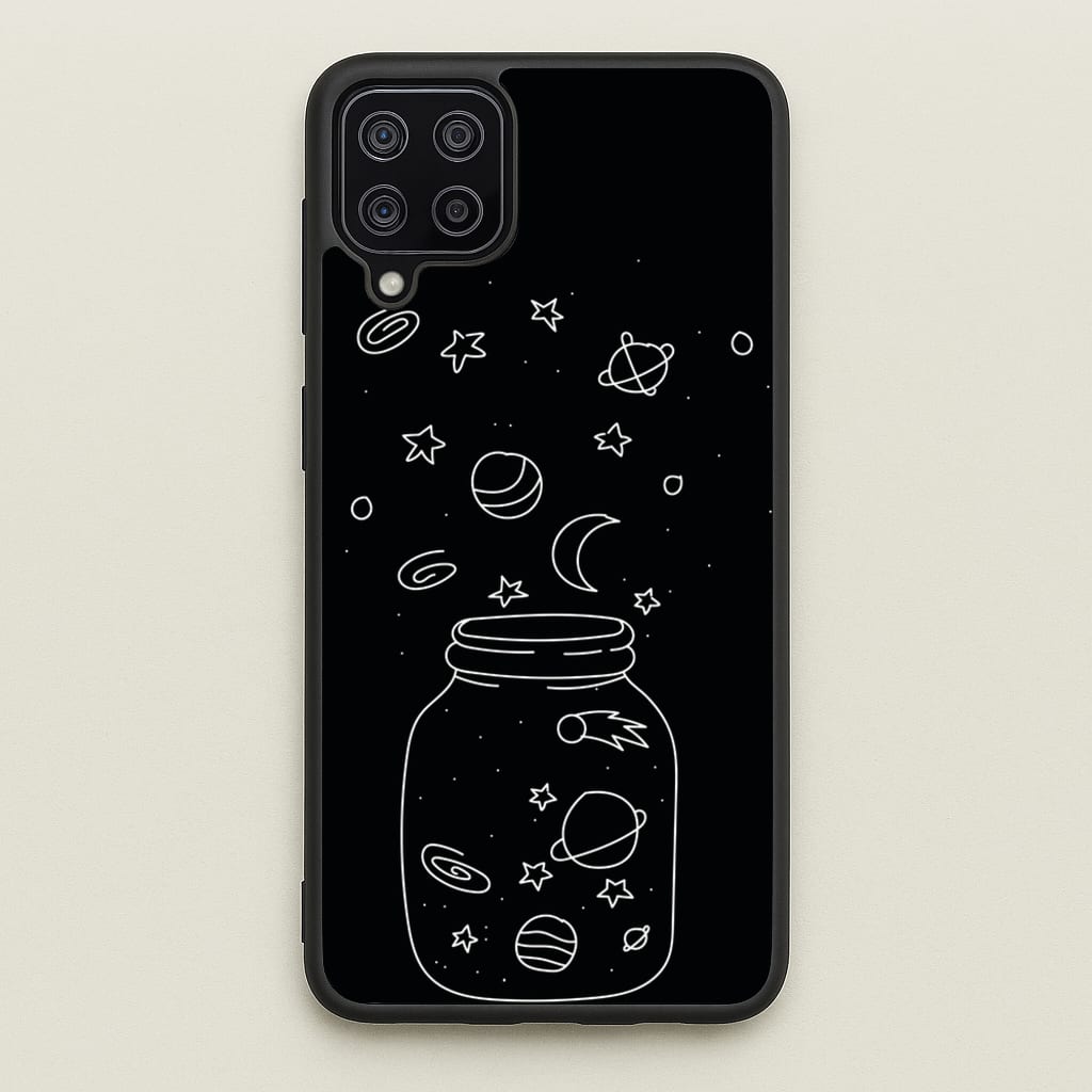 Space Jar - Space Phone Case for Galaxy A12