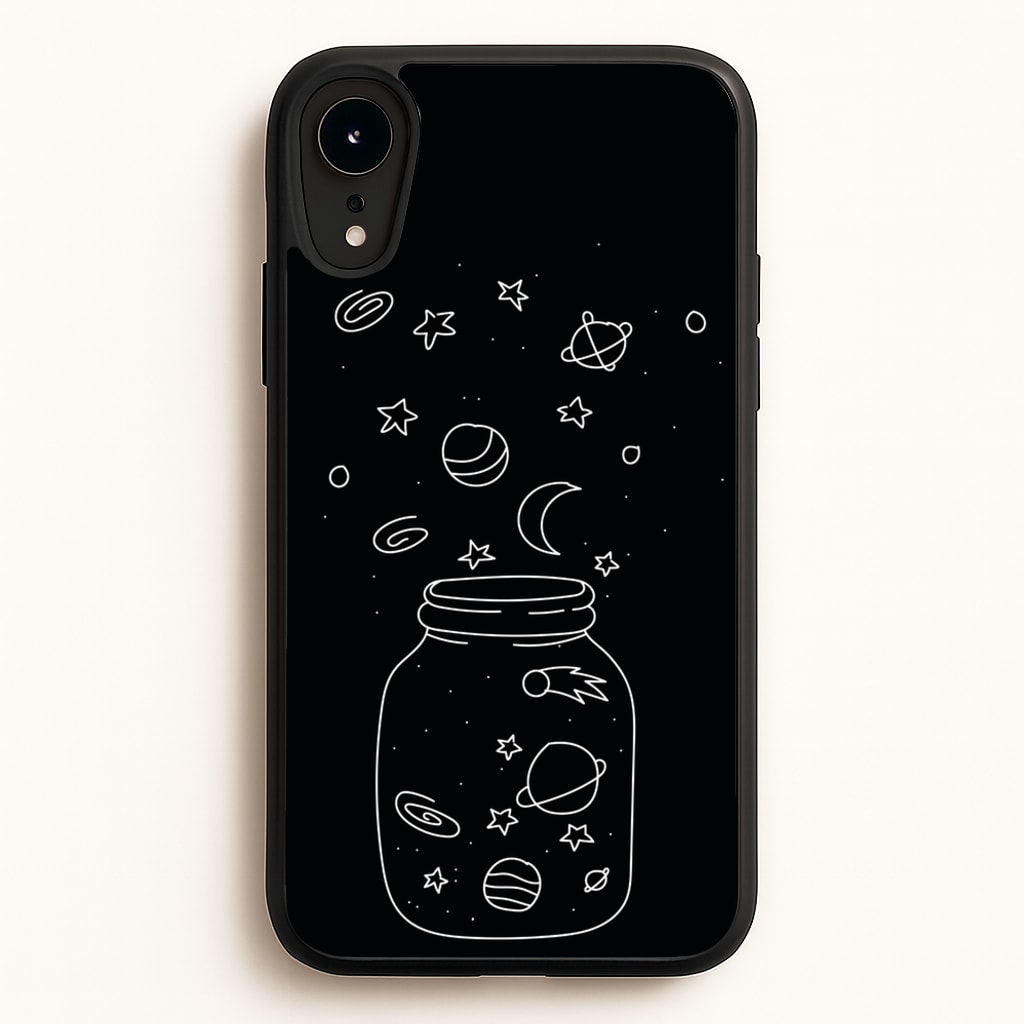 Space Jar - Space Phone Case for iPhone XR