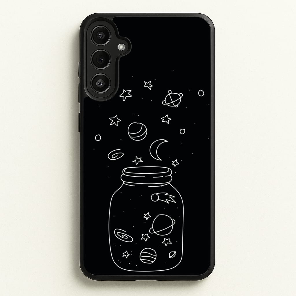 Space Jar - Space Phone Case for Galaxy A34
