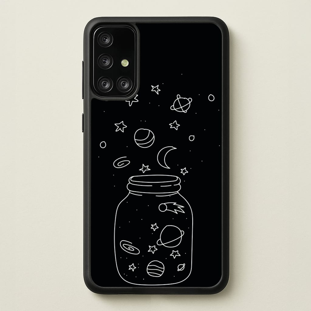 Space Jar - Space Phone Case for Galaxy A71