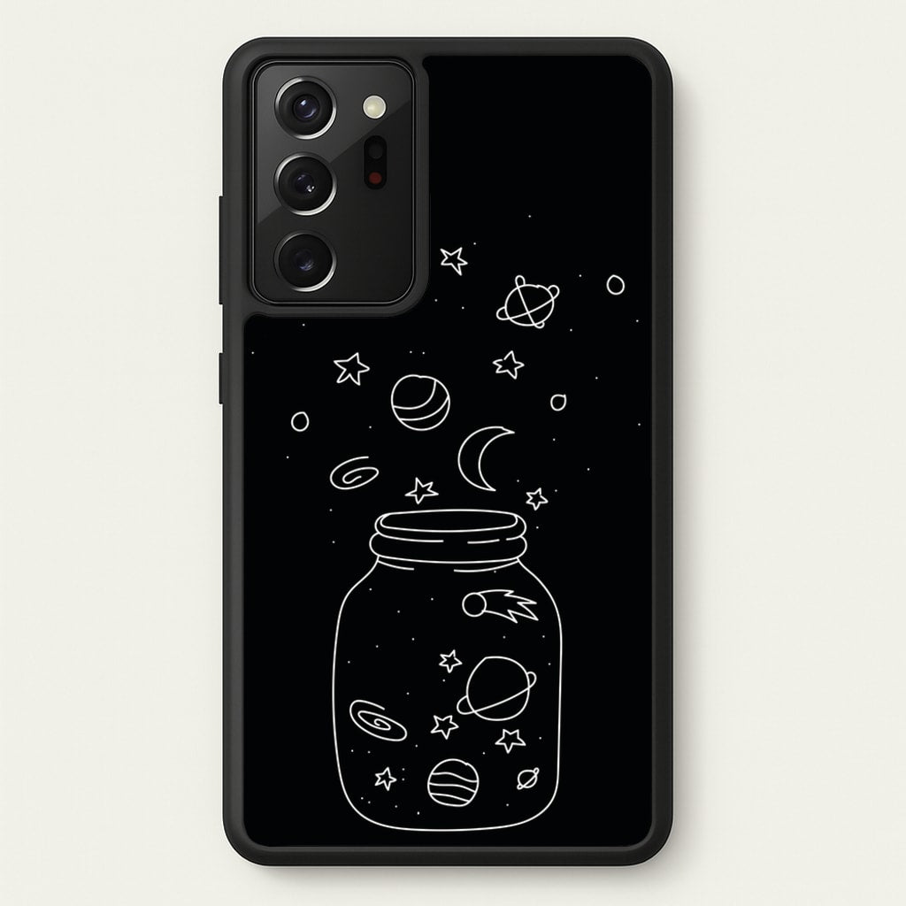 Space Jar - Space Phone Case for Galaxy Note 20 Ultra